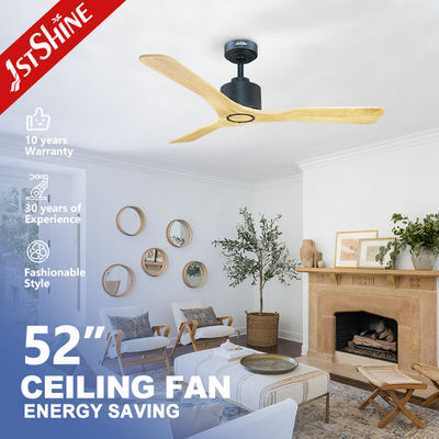52 Zoll 5 Geschwindigkeit Deckenventilator mit Fernbedienung und Massivholzblätter KEINE private Form