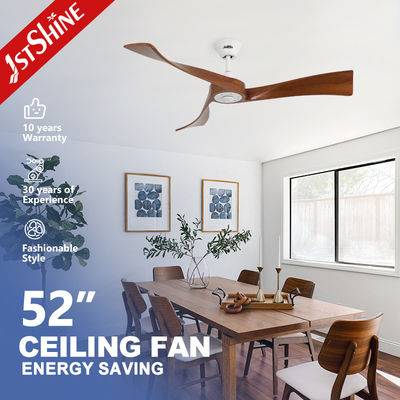 1stshine Deckenventilator Elektro 3 Holzblätter 5 Geschwindigkeiten Naturwind Moderner einfacher Stil