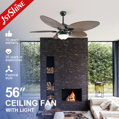 Home Office 2- 1stshine Elektro-Deckenventilator im klassischen Stil mit Lampe