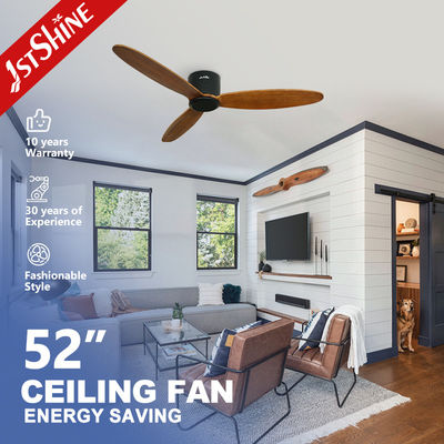 5-Gang-Gleichstrommotor Fernbedienung Deckenventilator Klasse A Energieeffizienz für Zuhause