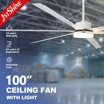2in1 Großbau-Deckenventilator mit Licht für Gewerbe